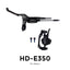 Aspen+/Moscow Plus/Milano Plus/Miami/F1000/T1000 Left Hydraulic Disc Brake Lever HD-E350