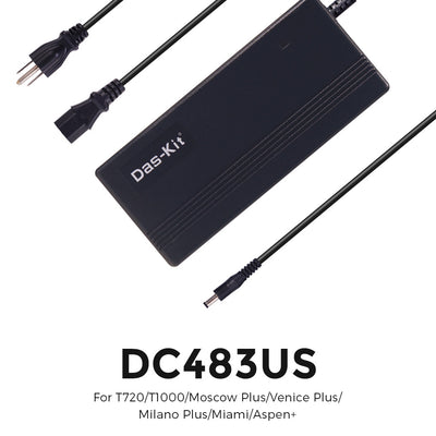 T720/T1000/Moscow Plus/Venice Plus/Milano Plus/Miami/Aspen+ Charger DC483US